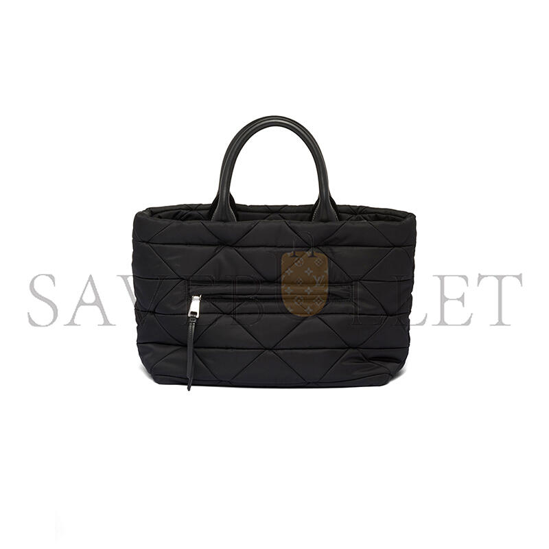 Pra*a padded re-nylon tote bag 1bg435 (33*23*16cm)